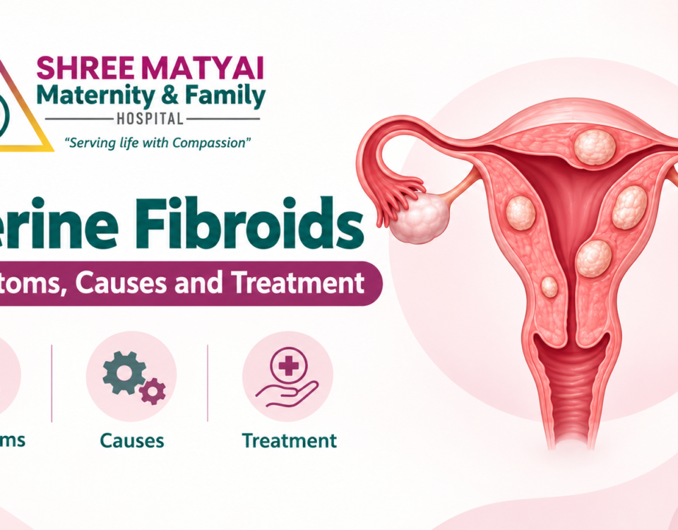 Uterine fibroids symptoms causes and treatment infographic